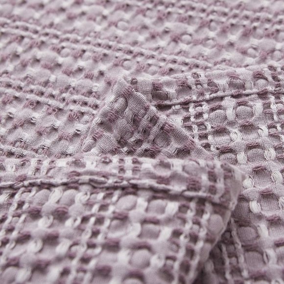 Bedding Luxury King Size Waffle Weave Cotton Blanket Gray Poshmark